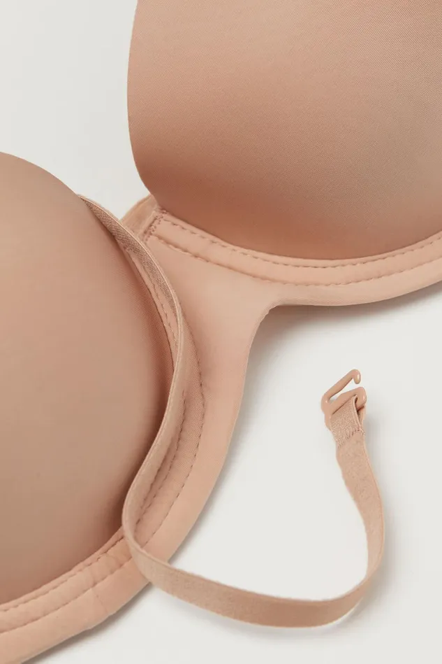 Intimissimi Strapless Bandeau Women Giada Microfiber Bandeau Bra Natural 044 8211 Honey Soft Beige