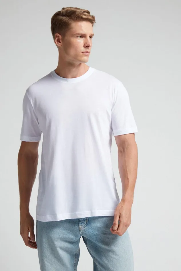 Intimissimi TShirts Polos Men Extrafine Superior Cotton Regular Fit TShirt White 001 8211 White