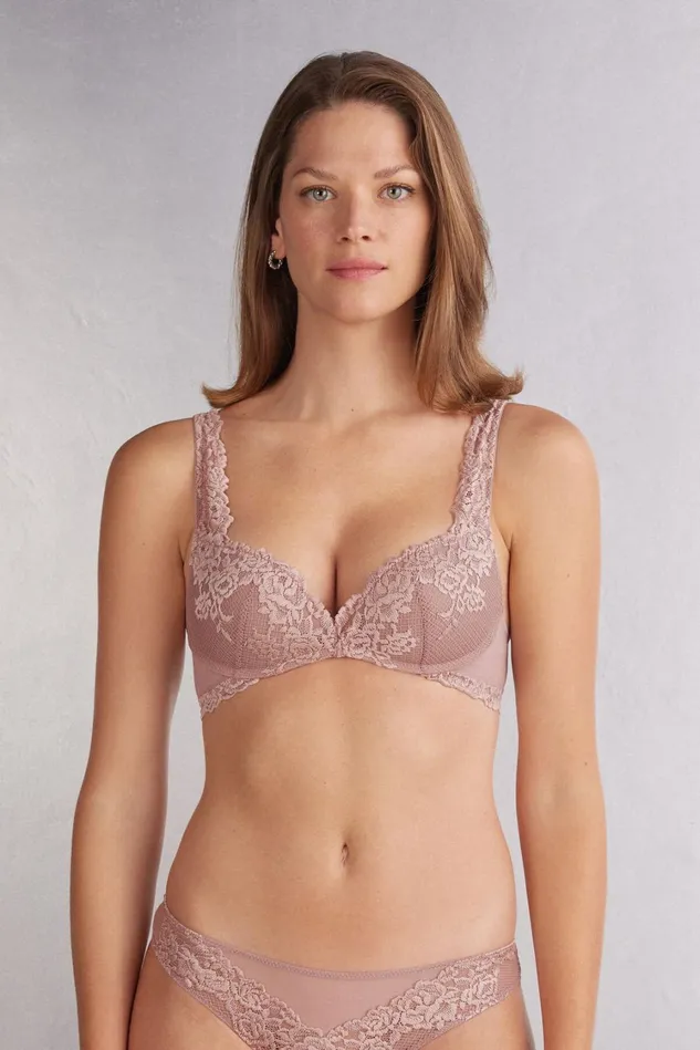 Intimissimi Wireless Women Pretty Flowers Gioia Super PushUp Bra Pink 011i 8211 Elegant Pink Intimissimi Wireless Women Pretty Flowers Gioia Super PushUp Bra Pink 011i 8211 Elegant Pink