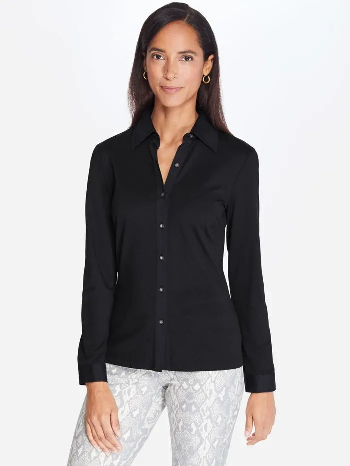JMcLaughlin Betty Shirt Black Women Shirts and Tops JMcLaughlin Betty Shirt Black Women Shirts and Tops