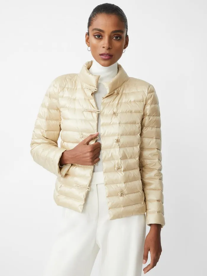 JMcLaughlin Hayes Puffer Jacket Champagne Women Jackets and Outerwear JMcLaughlin Hayes Puffer Jacket Champagne Women Jackets and Outerwear