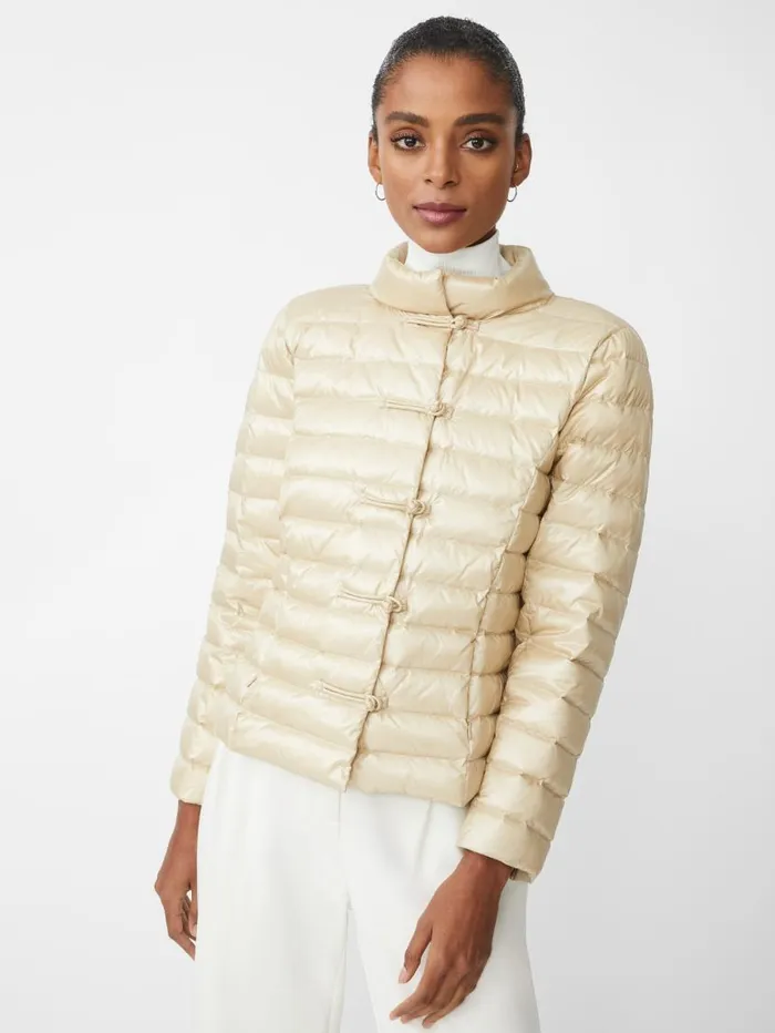 JMcLaughlin Hayes Puffer Jacket Champagne Women Jackets and Outerwear JMcLaughlin Hayes Puffer Jacket Champagne Women Jackets and Outerwear