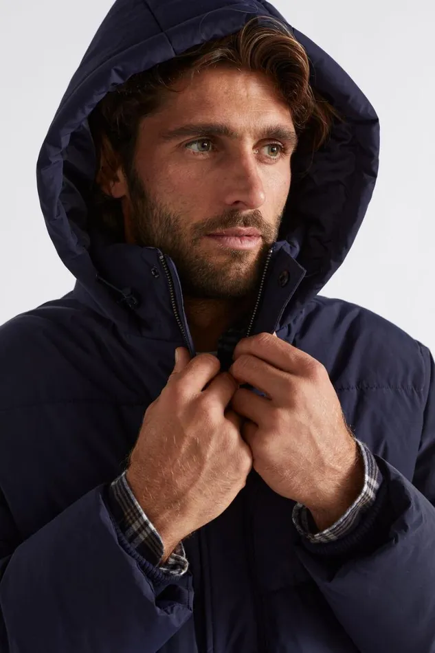 Jackets and Vests Man Seed Heritage Puffer Jacket Midnight Blue