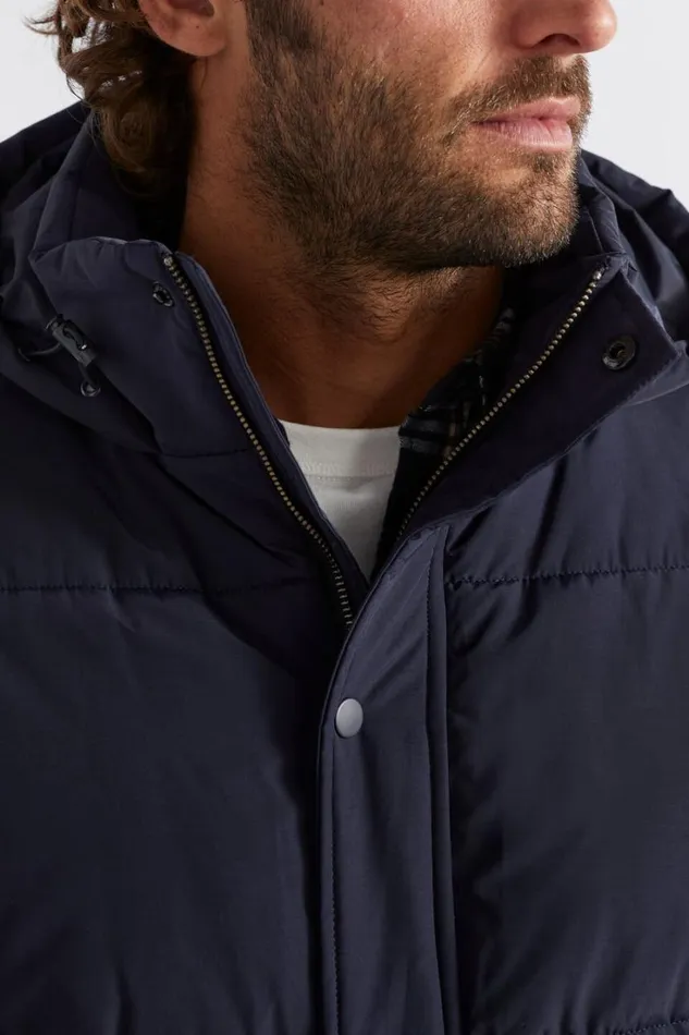 Jackets and Vests Man Seed Heritage Puffer Jacket Midnight Blue