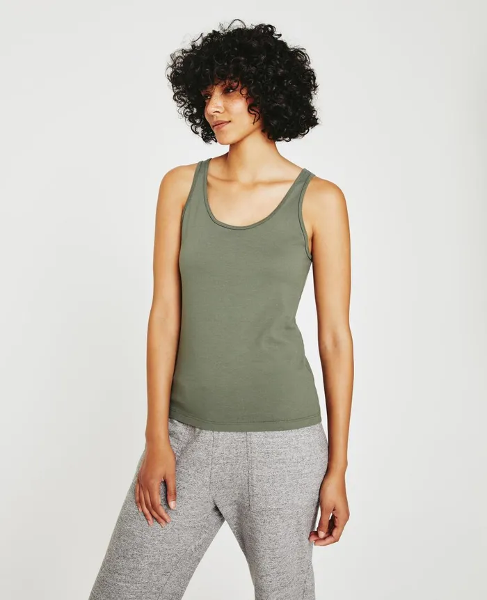 Jagger Tank Hunter Sage Women AG Jeans Tees and Tanks Jagger Tank Hunter Sage Women AG Jeans Tees and Tanks