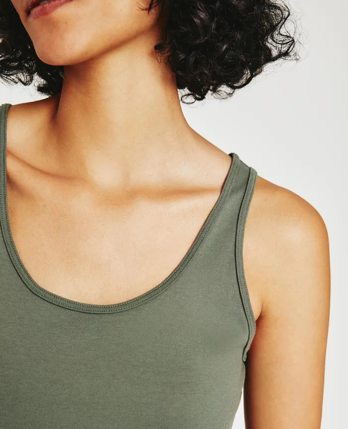 Jagger Tank Hunter Sage Women AG Jeans Tees and Tanks Jagger Tank Hunter Sage Women AG Jeans Tees and Tanks