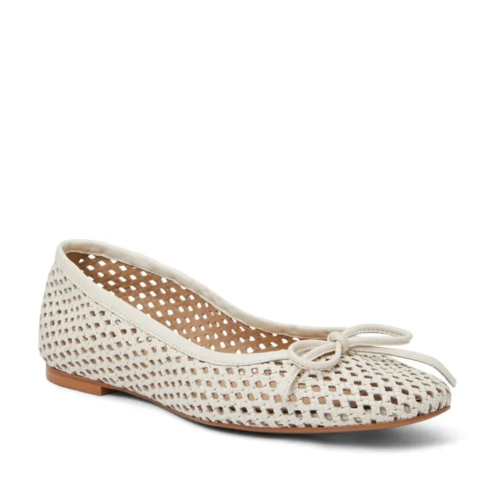 JANINA OFF WHITE Ballet Flat Women Bruno Magli M BY BRUNO MAGLI