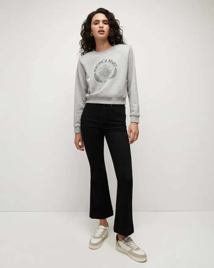 Jeans Shop Veronica Beard Carson KickFlare Jean Onyx