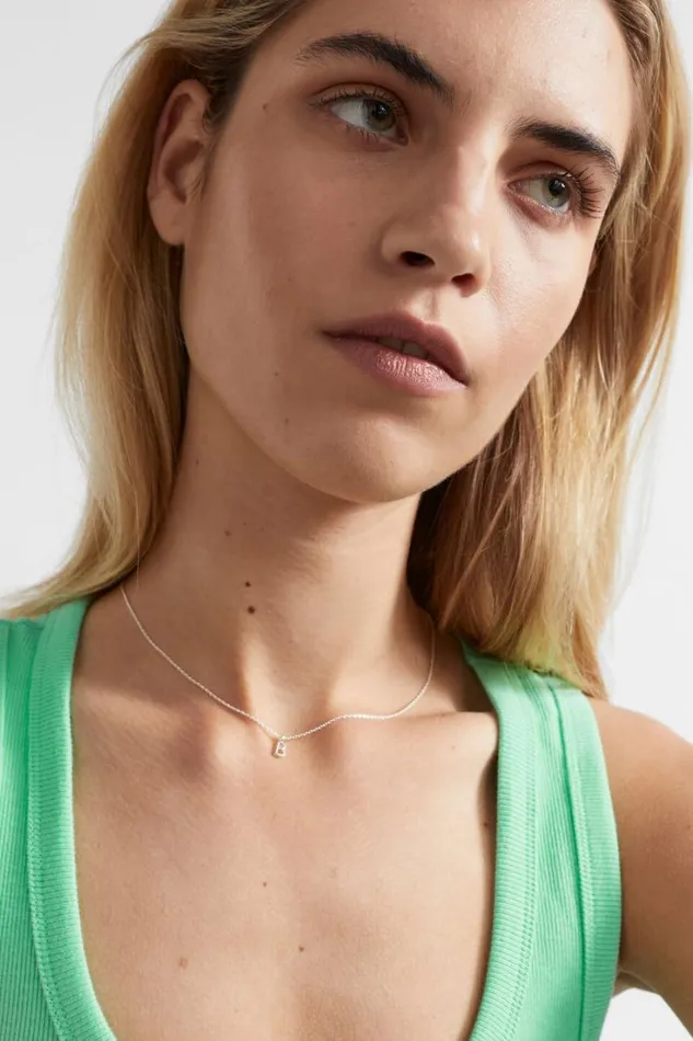 Jewellery Woman Seed Heritage Silver Initial Necklace J