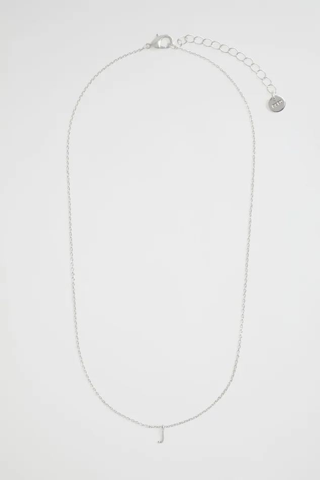 Jewellery Woman Seed Heritage Silver Initial Necklace J