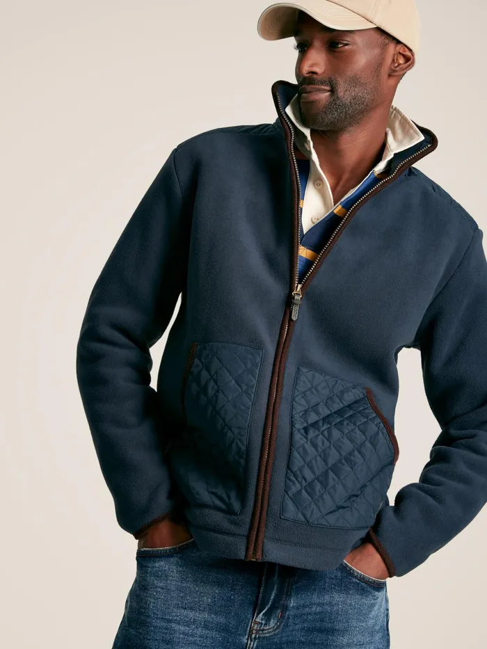 Joules Coats and Jackets Navy Full Zip Fleece Jacket 8211 Men