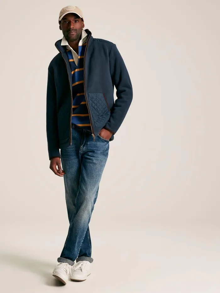 Joules Coats and Jackets Navy Full Zip Fleece Jacket 8211 Men