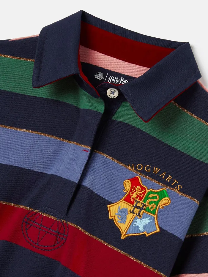 Joules Dresses Multi Harry Potter Striped Rugby Dress 8211 Girls