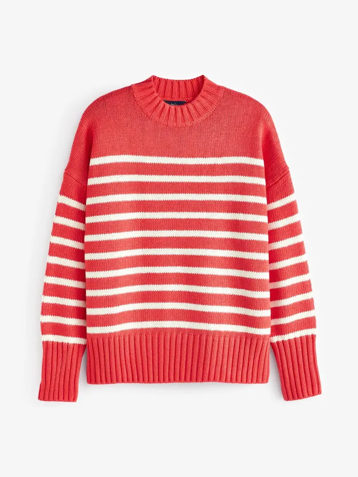 Joules Knitwear Orange Strap Jumper 8211 Women