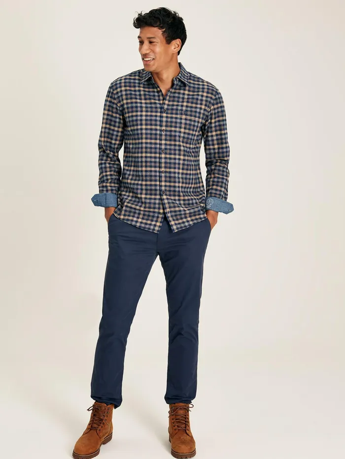 Joules Shirts Blue Check Shirt 8211 Men