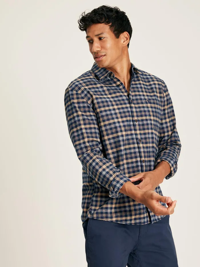 Joules Shirts Blue Check Shirt 8211 Men