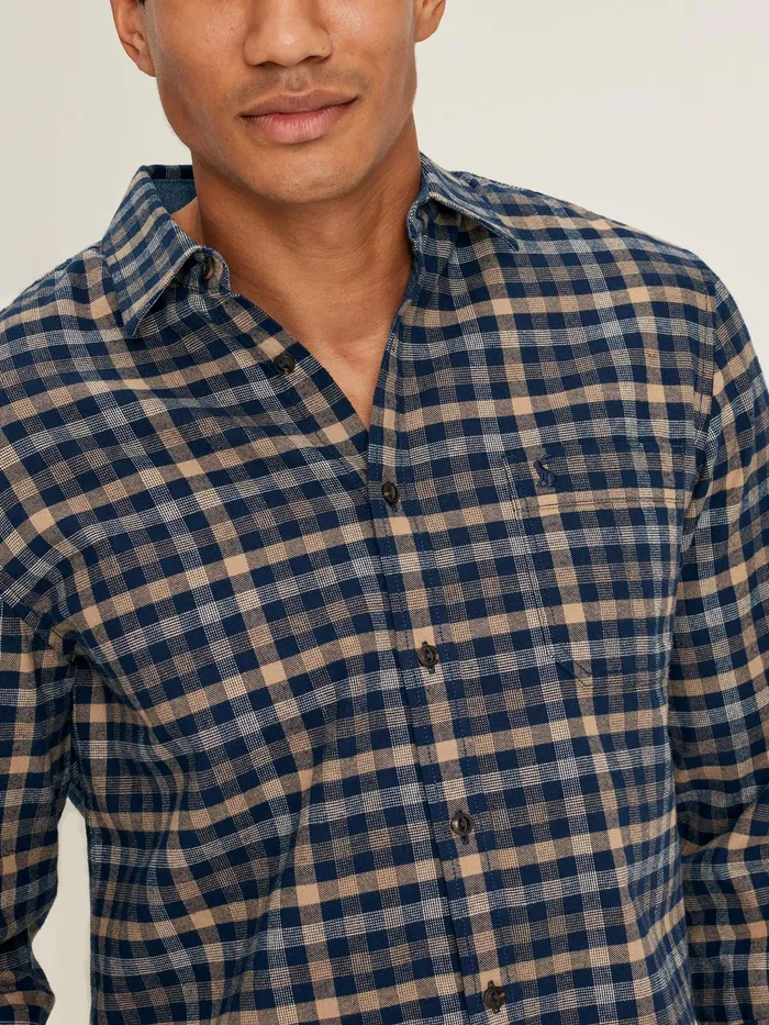 Joules Shirts Blue Check Shirt 8211 Men
