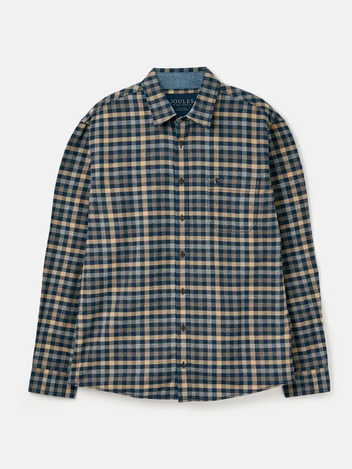Joules Shirts Blue Check Shirt 8211 Men