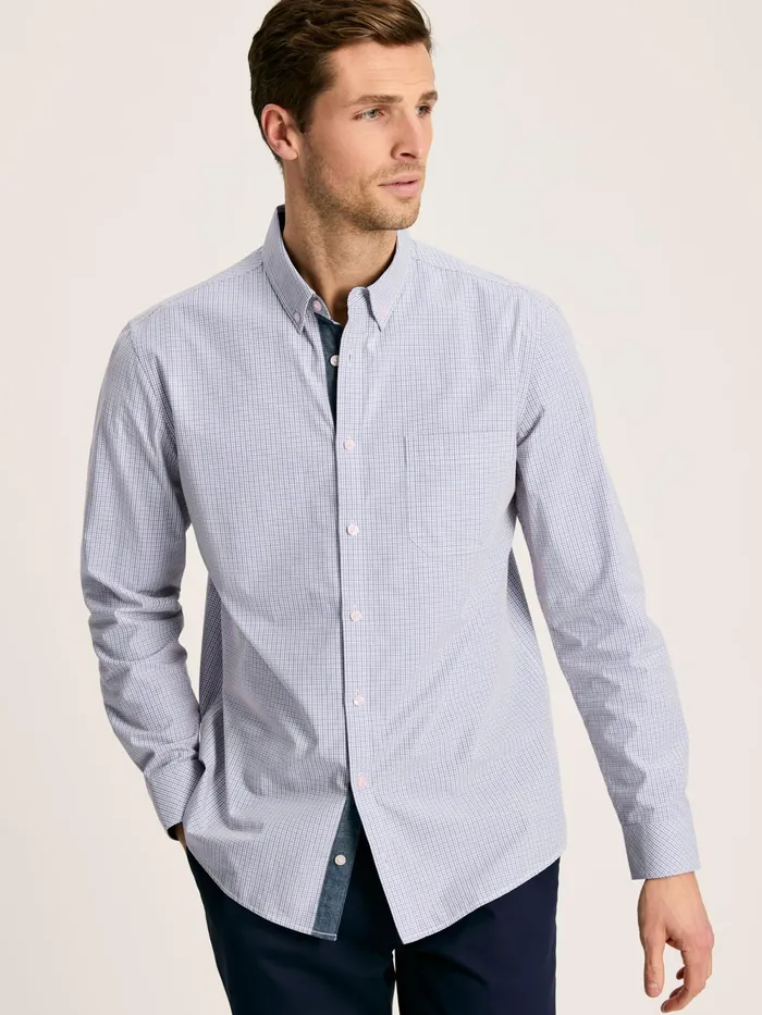 Joules Shirts Pink Gingham Cotton Poplin Shirt 8211 Men