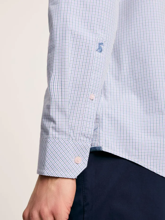 Joules Shirts Pink Gingham Cotton Poplin Shirt 8211 Men