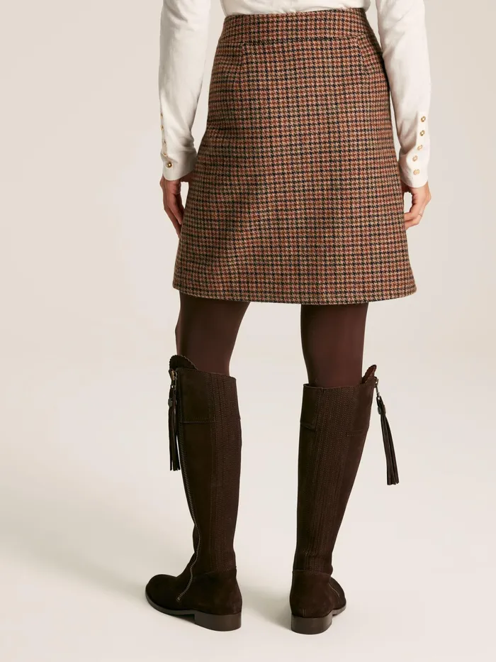 Joules Shorts and Skirts Check Knee Length Tweed Skirt 8211 Women