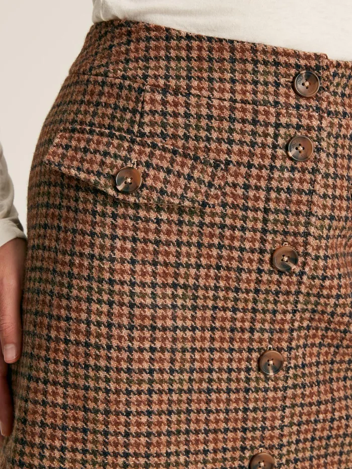 Joules Shorts and Skirts Check Knee Length Tweed Skirt 8211 Women