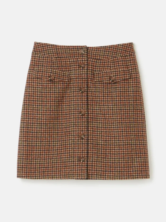 Joules Shorts and Skirts Check Knee Length Tweed Skirt 8211 Women