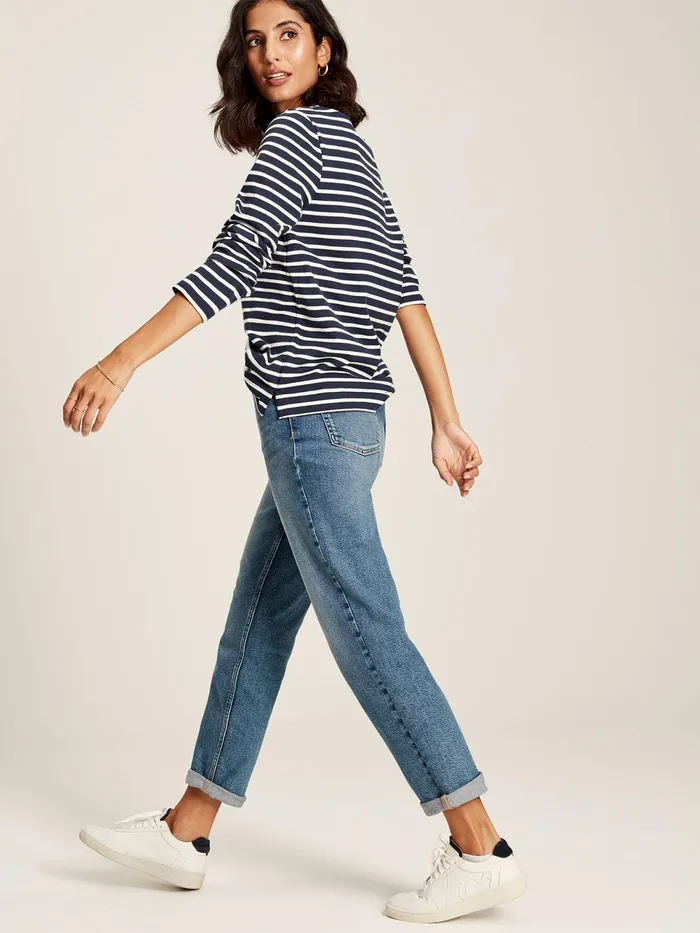 Joules Tops Navy Long Sleeve Breton Top 8211 Women