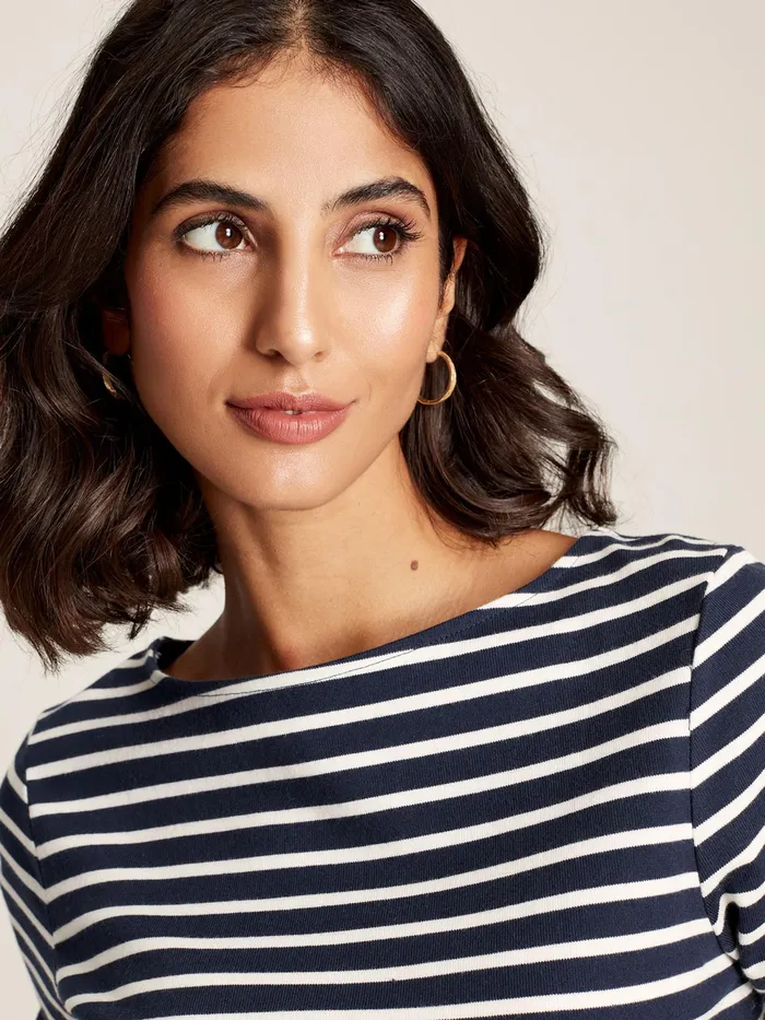 Joules Tops Navy Long Sleeve Breton Top 8211 Women