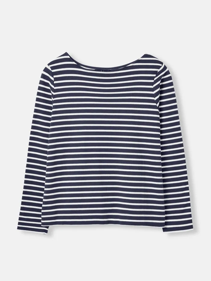 Joules Tops Navy Long Sleeve Breton Top 8211 Women