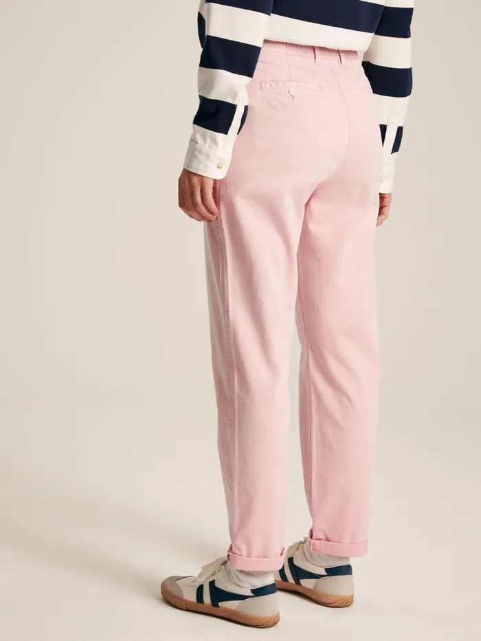 Joules Trousers and Leggings Rose Pink Slim Fit Chino Trousers 8211 Women