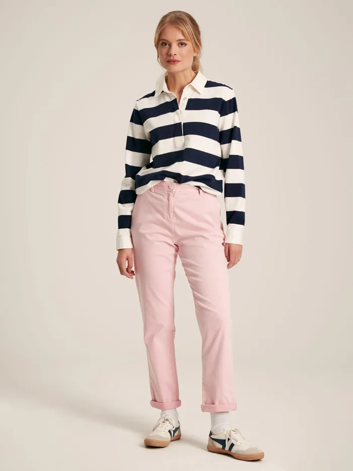 Joules Trousers and Leggings Rose Pink Slim Fit Chino Trousers 8211 Women