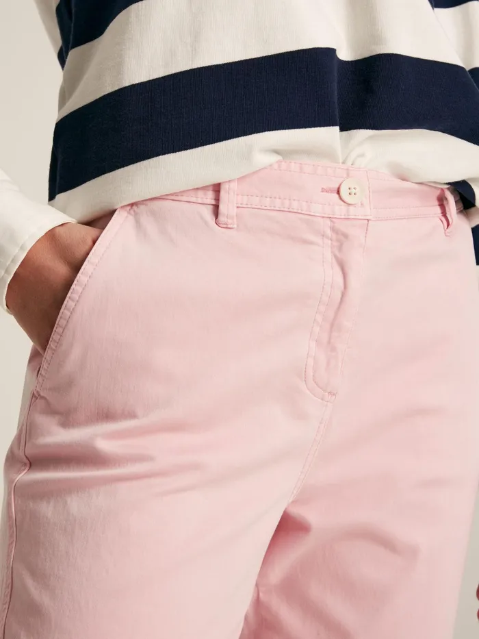 Joules Trousers and Leggings Rose Pink Slim Fit Chino Trousers 8211 Women