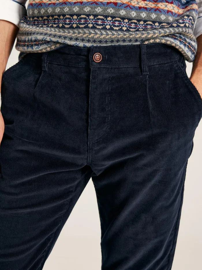 Joules Trousers Navy Straight Leg Uroy Trousers 8211 Men