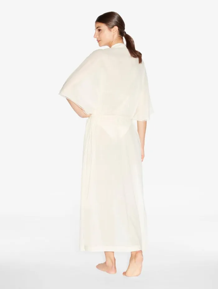 Kaftan In Champagne With Beading Swim La Perla Beach Coverups