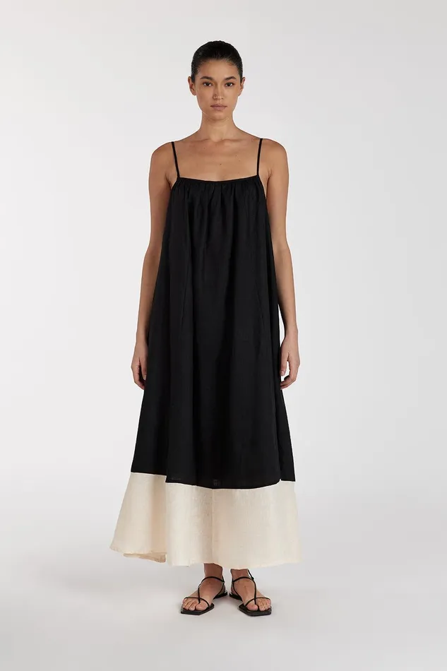 KATELYN BLACKCREAM MIDI DRESS Women DISSH Midi Dresses