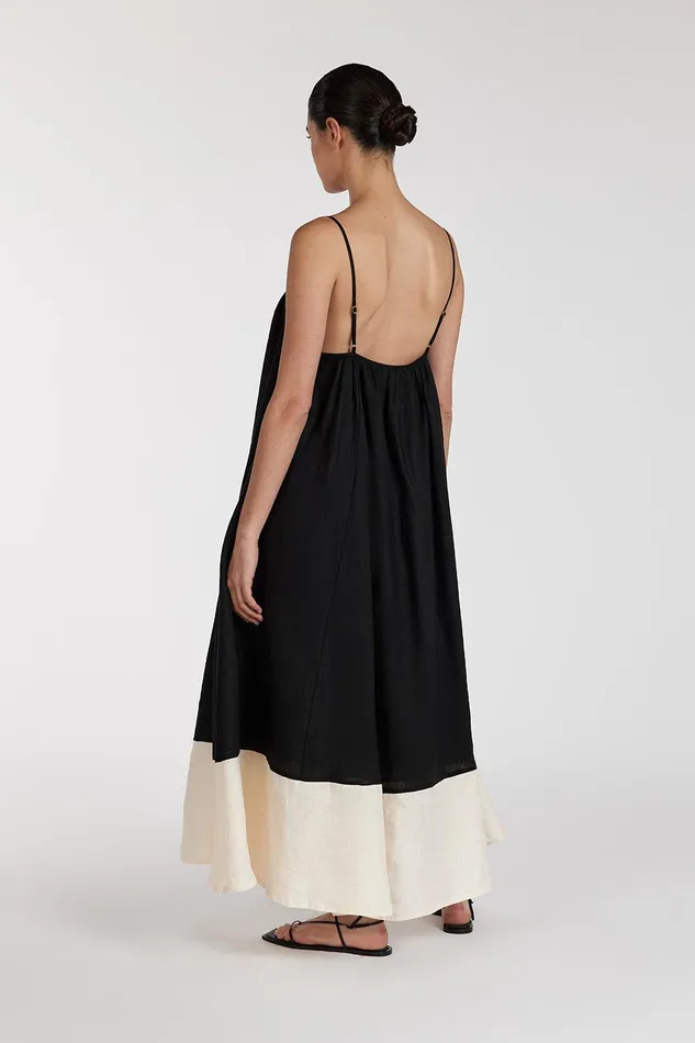 KATELYN BLACKCREAM MIDI DRESS Women DISSH Midi Dresses