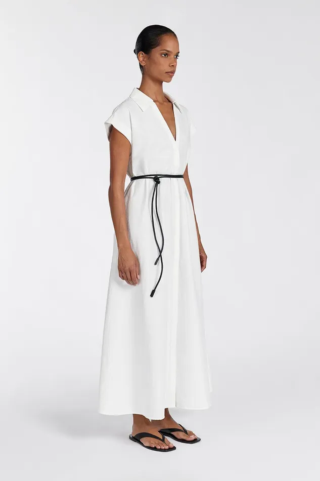 KAYLYN WHITE SHIRT DRESS Women DISSH White Dresses