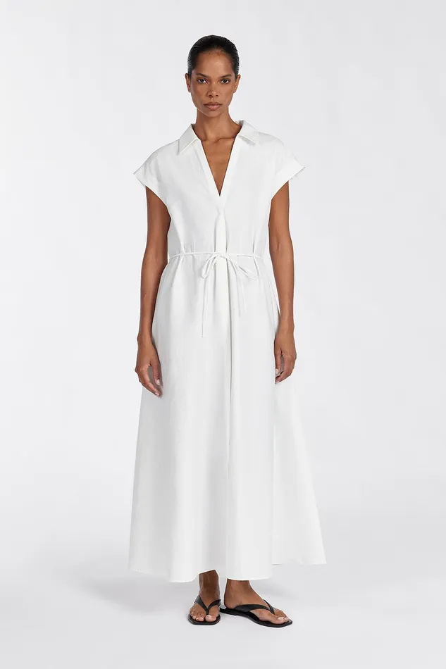 KAYLYN WHITE SHIRT DRESS Women DISSH White Dresses