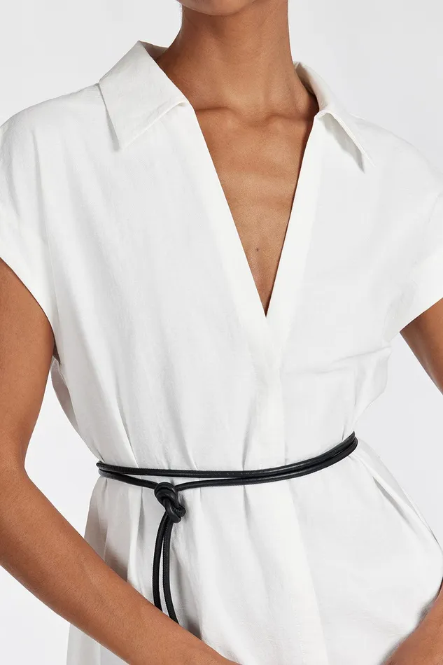 KAYLYN WHITE SHIRT DRESS Women DISSH White Dresses