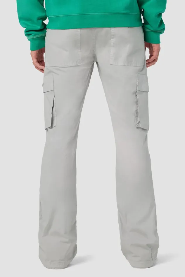 Kick Flare Men Hudson Jeans Walker Cargo Kick Flare Ripstop Grey Kick Flare Men Hudson Jeans Walker Cargo Kick Flare Ripstop Grey