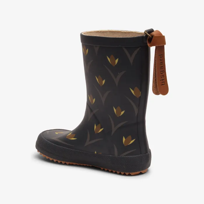 KIDS fashion tulip flowers Blue Rubber boots bisgaardshoes