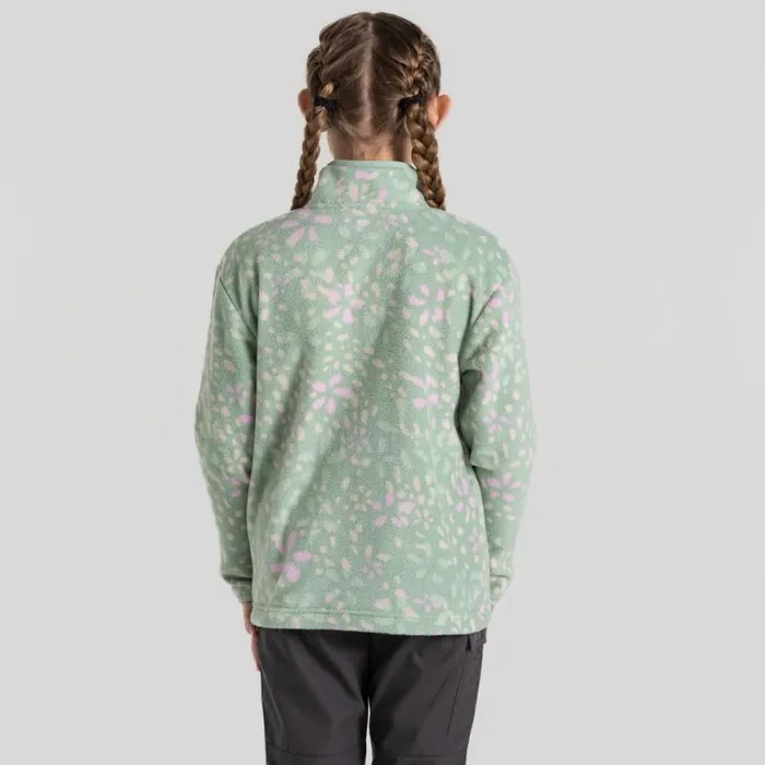 Kids Half Zip Fleece Craghoppers Kid039s Calke Half Zip Fleece Pale Pistachio Print Kids Half Zip Fleece Craghoppers Kid039s Calke Half Zip Fleece Pale Pistachio Print