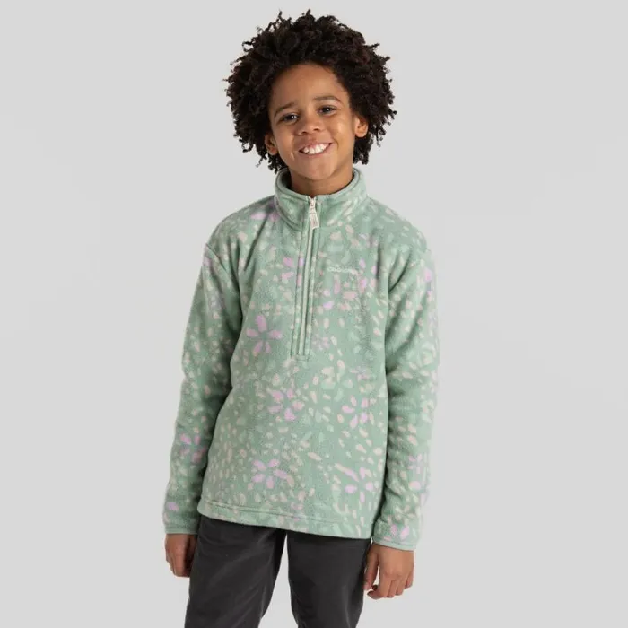 Kids Half Zip Fleece Craghoppers Kid039s Calke Half Zip Fleece Pale Pistachio Print Kids Half Zip Fleece Craghoppers Kid039s Calke Half Zip Fleece Pale Pistachio Print
