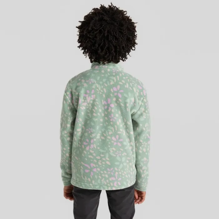 Kids Half Zip Fleece Craghoppers Kid039s Calke Half Zip Fleece Pale Pistachio Print Kids Half Zip Fleece Craghoppers Kid039s Calke Half Zip Fleece Pale Pistachio Print