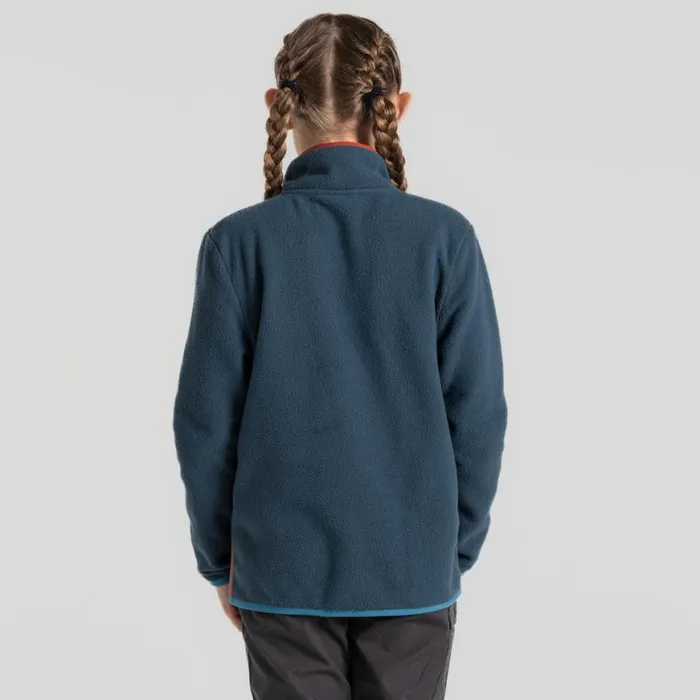 Kids Half Zip Fleece Craghoppers Kid039s CO2 Renu Jacket Blue Stone Kids Half Zip Fleece Craghoppers Kid039s CO2 Renu Jacket Blue Stone