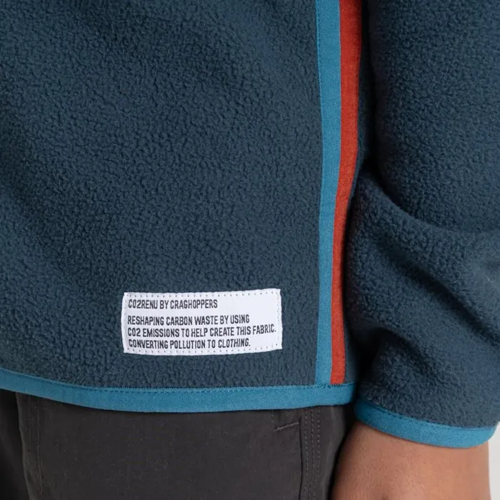 Kids Half Zip Fleece Craghoppers Kid039s CO2 Renu Jacket Blue Stone Kids Half Zip Fleece Craghoppers Kid039s CO2 Renu Jacket Blue Stone