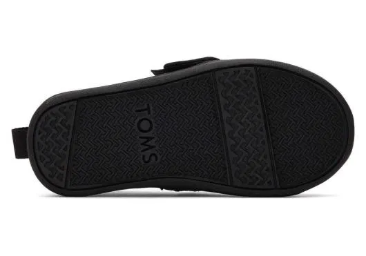 Kids KidsTiny Alpargata Black Glitter Toddler Shoe Black Chunky Glitter TOMS Alpargatas