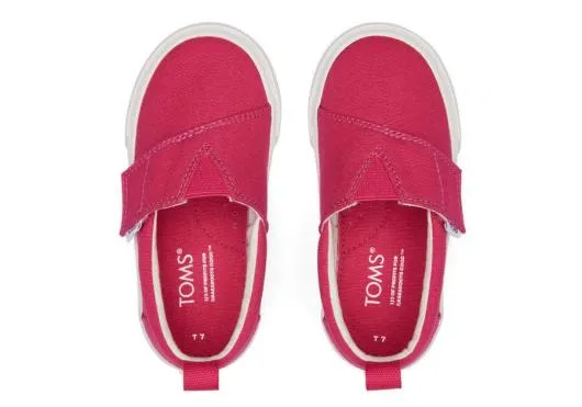 Kids KidsTiny Fenix SlipOn Canvas Dark Pink TOMS Slip Ons