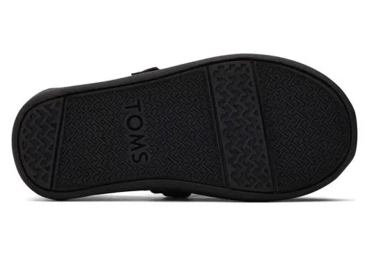 Kids KidsTiny Mary Jane Black Foil Toddler Shoe Black Foil TOMS Slip Ons
